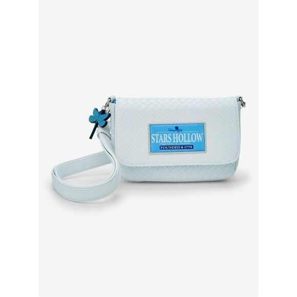 Gilmore Girls Stars Hollow Sign Woven Crossbody Bag - Picture 3 of 6